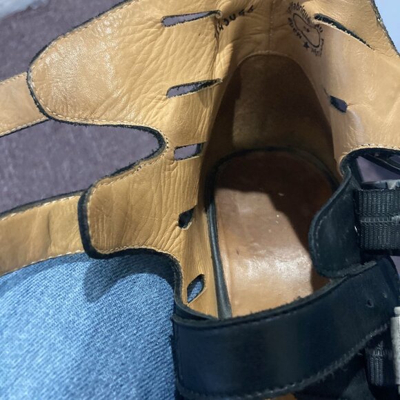 vintage john fluevog buckle high heel shoe woman's size 9 discontinued - Picture 5 of 15